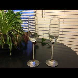 Swarovski Crystal Flutes